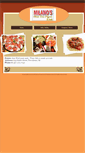 Mobile Screenshot of milanospizzeriari.com